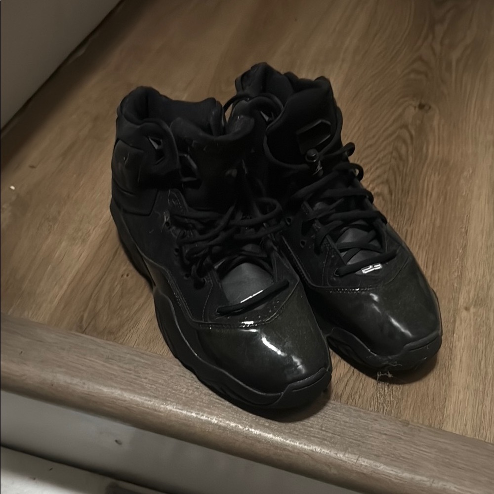 Black High-Top Sneakers